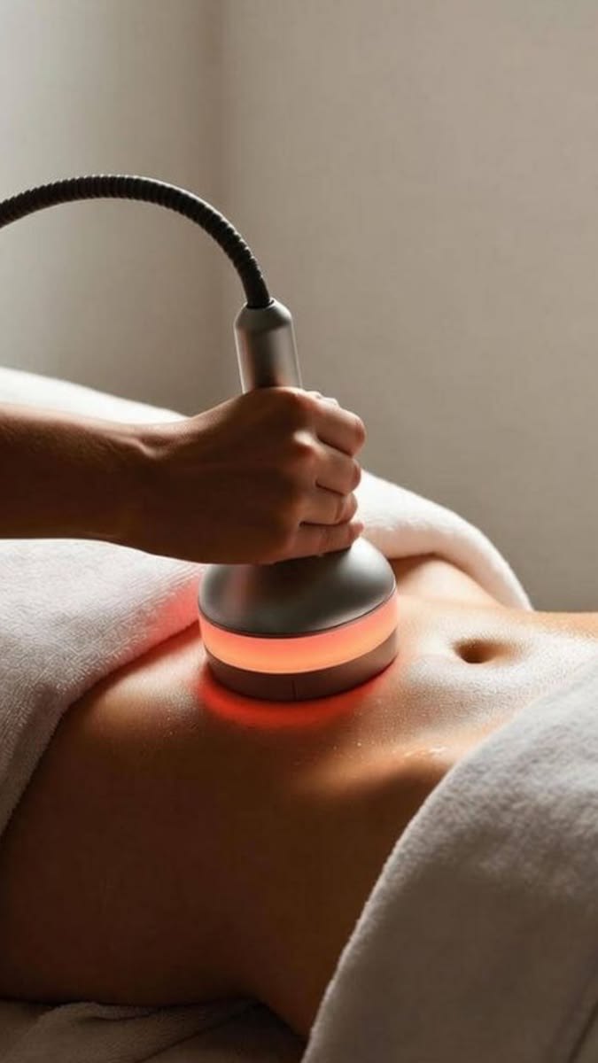 Tratamiento corporal con aparatología sobre el abdomen
